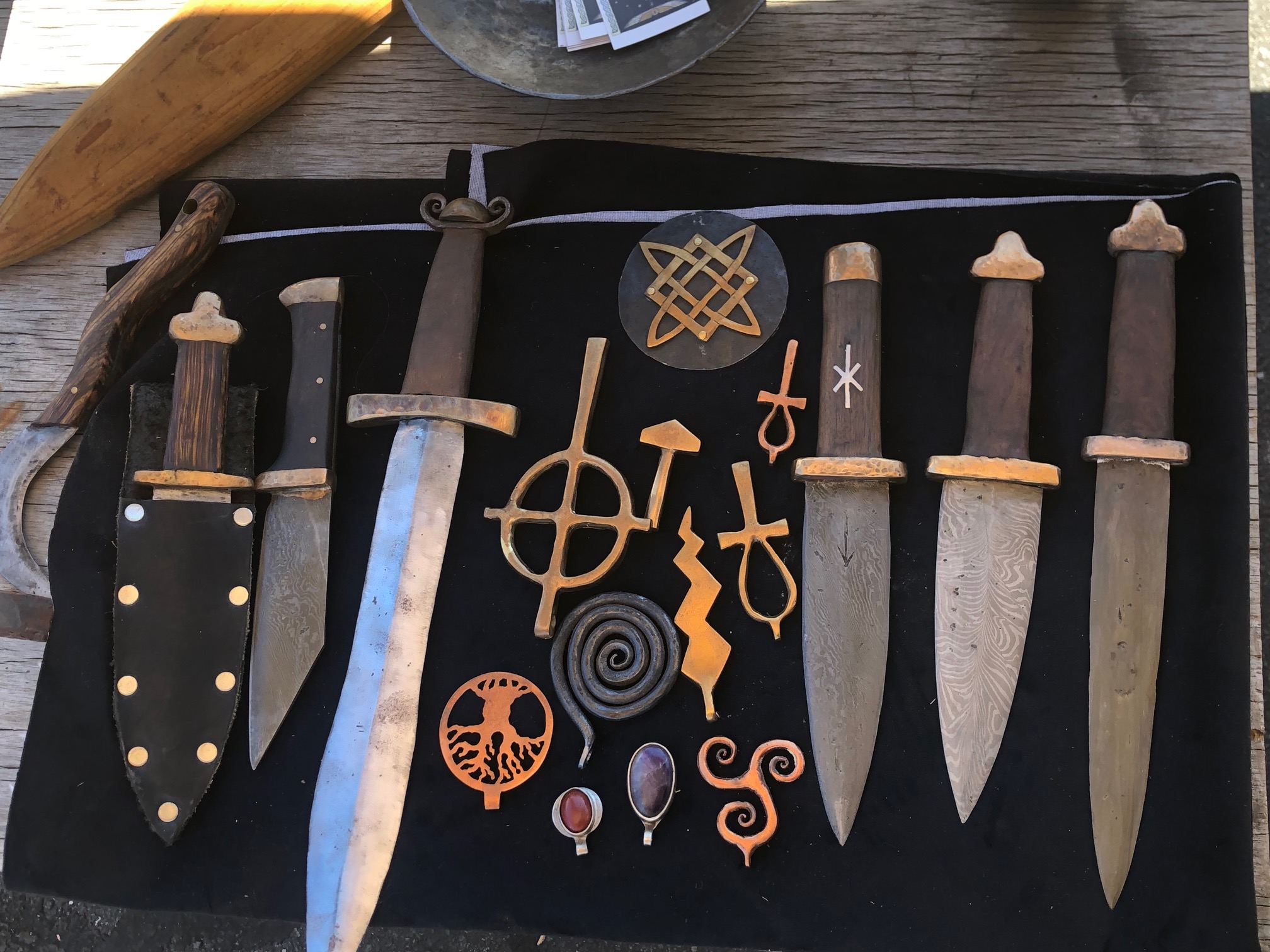 Vending at the Finding Foundations convention – Mystic Fire Forge
